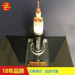 电线电缆 铜芯电源线家用裸铜线YJV22 3乘35防爆电气设